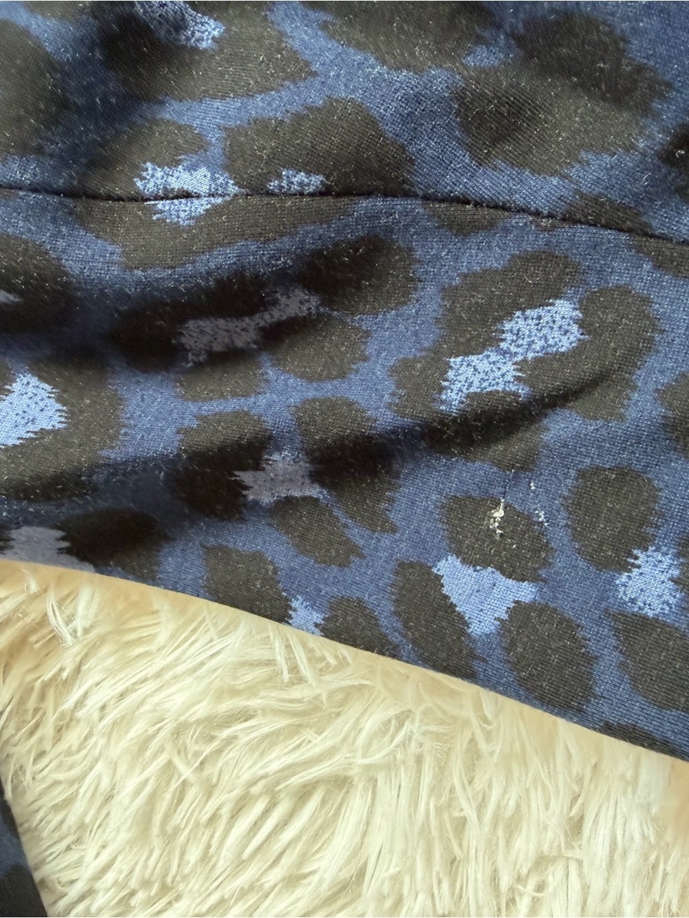 kate spade Navy and Black Leopard Print Midi Dress - Picture 9 of 11